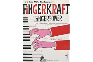 Fingerkraft: Fingerpower - Band 1 | Klaviertechnik Übungsbuch Anfänger | Progressive Techniknoten Klavier Orgel | Tägliche Aufwärmübungen | Fingerkraft Notenbuch für Klavierunterricht