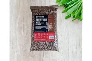 Exstream Pellet para barbacoa de 3 l, 8 especies, para uso con ahumadores eléctricos Ninja y hornos de pizza Ooni (castaña)