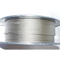 Rouleau de 250M Cable 1mm inox 316 7x7 (49 Fils) inox A4