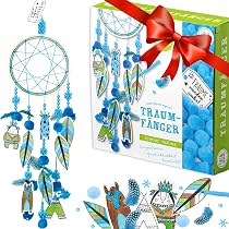 INFUNLY 12er DIY Traumfänger-Set – Buntes Bastelset Für Mini-Traumfänger Zum Selbermachen