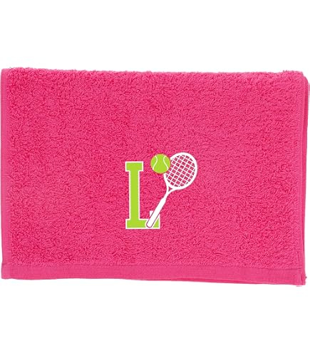 Wimbledon Championship 2021 Towel, Color- Turquoise/Ochre : Amazon