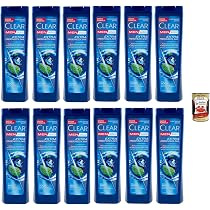Clear Men Action 2-in-1 Anti-Schuppen Shampoo – 6 X 225 Ml, Für Alle Haartypen, Mit Pflegewirkstoffen