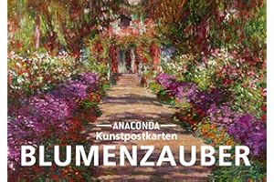 Postkarten-Set Blumenzauber: 18 Kunstpostkarten aus hochwertigem Karton. ca. 0,28€ pro Karte (Anaconda Postkarten, Band 45)