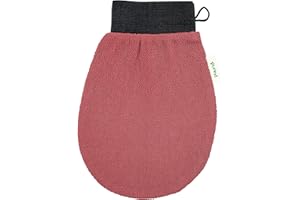 PureXT Exfoliating Glove - Kessa Hammam Body Scrubber - Fake Tan Remover Exfoliator Mitt (250D)