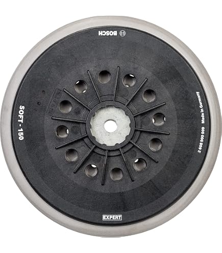 Platorello Multi-foro Menzer 150 Mm Soft Per Levigatrici ETS 150 - Per Curve E Superfici Arrotondate