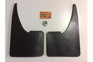 MSA© UNIVERSAL Car Rubber Black MUDFLAPS Mud Flaps Pair Of Mudflaps