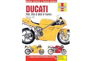 Haynes Ducati 748, 916 & 996 V-Twins '94 to '01 Service and Repair Manual