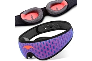 MANTA SLEEP Manta Pro Sleep Mask - 100% Light Blocking Sleep Mask for Side Sleepers, Breathable and Comfortable for Sleep/Travel/Nap/Shift Work