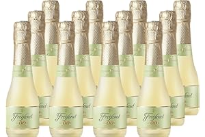 ‎FREIXENET Freixenet Alkoholfrei 0,0 % vol. (12 x 0,2 l) - alkoholfreier und kalorienreduzierter Sparkling in der Kleinflasche (Low-Calorie)