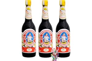 YOAXIA MARKE yoaxia ® - 3er Pack - [ 3x 600ml ] MAEKRUA Austernsauce / Oyster Sauce + ein kleiner Glücksanhänger gratis