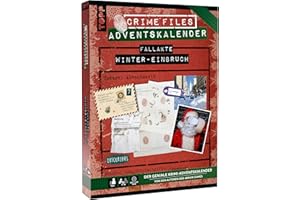 ‎TOPP TOPP Crime Files – Fallakte: Winter-Einbruch. Der geniale Krimi-Adventskalender. Ermitteln und Rätseln – mit realistischen Beweismitteln für 24 Tage