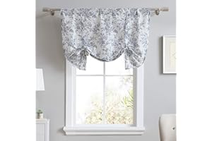 Laura Ashley Home - Mantovana in cotone, elegante e leggero, per la decorazione della casa (Annalise Floral Grey, 127 x 63,5 cm)