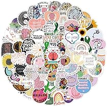 cobee Adesivi motivazionali impermeabili, adesivo per computer portatile, scrapbooking, diari, adolescenti, studenti, adulti, insegnanti, bottiglie d' acqua