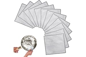 NANABORN Canovaccio Multifunzionale In Filo Metallico Antigraffio 12 Pezzi Riutilizzabili Strofinaccio per Cucina Wire Dishwashing Rags