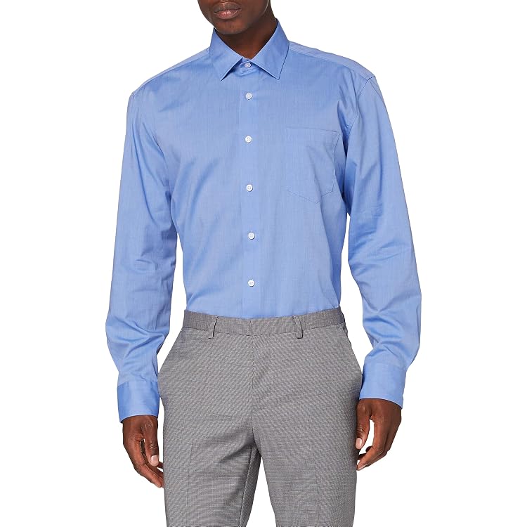 Produktbild von Baumwollhemd Comfort Fit JP 1880 Herrenhemd Übergrößen L-8XL | Business Hemd Aus Baumwolle | Comfort Fit Variokragen Hemden Herren