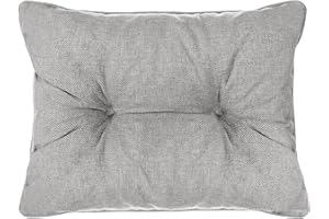 SLIPIO Cushion for Rattan Garden Furniture Lounge Cushion for Chair (50 x 40 cm, Grey)