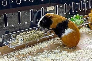 GuineaLoft™ Food Feeder - Say Goodbye to Traditional Bowls! The Ultimate Feeder for Small Pets like Guinea Pigs, Rabbits and Chinchillas. Designed & Made by Seasoned Owners - Guinea Loft Exclusive