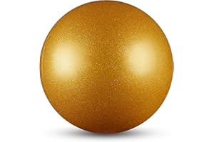 DRUNA Ball für Rhythmische Sportgymnastik Glitter 400 g 19 cm
