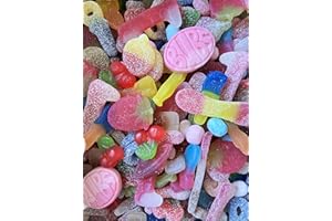 IVEN ALGER 100% Vegan Fizzy Pick n Mix Sweets 800g – Gelatine-Free, Halal, Plant-Based Candy – Ideal for Birthdays, Easter, Mother’s Day & More (Vegan Fizzy n Fizz-Free)