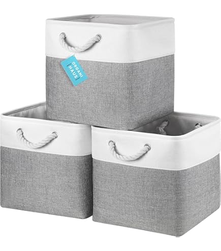 Contenitori Pieghevoli Per Armadio Prandom - 3 Pezzi, 29x21x17 Cm, Nero, Con Manici - Foto 4