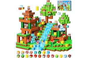 LUVTOY Magnetische Bausteine - Magnetbausteine Kinder - Magnetische Spielzeug Magnetspielzeug Magnete Kinder - Halloween Spielzeug ab 3 4 5 6 7 8 9 Jahre Jungen und Mädchen