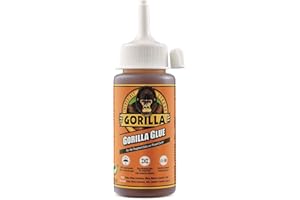 Gorilla Glue 1034400 - Pegamento de Poliuretano - 115 ml - Resistente - Piedra - Cerámica - Madera - Resistente al agua