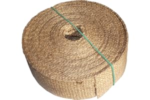 MIXTRADER Webbing Jute Strapping Tape 30mm (1m),Brown