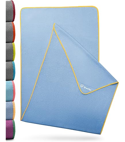 Serviette De Yoga Gaiam Grise 20x30 Pouces - Séchage Rapide, Neuve