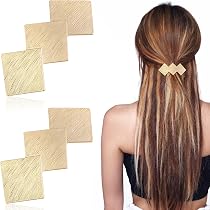KOLZEMV 6 Stück Französische Haarspangen Damen – Automatische Clips Für Feines Bis Mittellanges Haar