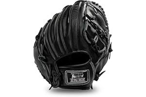 Franklin Sports CTZ5000 Gants de Baseball pour Homme et Jeune en Cuir de Vache Noir