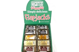Higates Vegetarian Flapjacks Mixed Case 120g (Box of 30)