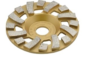 TRONGAARD PREMIUM Diamant Schleifteller/Schleiftopf 125mm / 22,23mm / 19mm Bi-Turbo Segmentierung