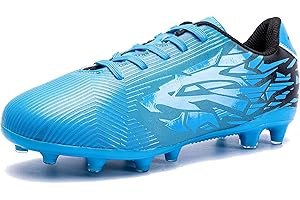 SAEKEKE Scarpe da Calcio FG/AG Bambino e Ragazzi TF Scarpe da Allenamento Uomo Outdoor&Indoor Scarpe da Calcetto Unisex Bambini