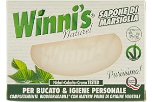 WINNI'S winni' S Naturel – Marseille Soap – 4 Soaps 250 g [1 kg]