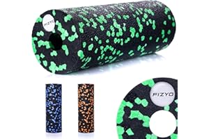 ‎FIZYO Fizyo Mini Roller do Masażu Powięzi 15×5 cm – Wałek Piankowy EPP do Samodzielnego Masażu Mięśni, Jogi, Pilatesu i Fizjoterapii – Lekki i Wytrzymały Masażer (Zielony)