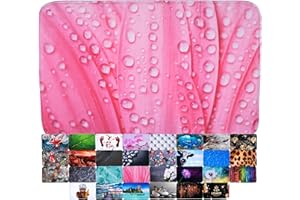 ‎SANILO Sanilo Badteppich, viele schöne Badematten zur Auswahl, Badvorleger sehr weich und rutschfest, waschbar und schnelltrocknend (Pink Flower, 70 x 110 cm)