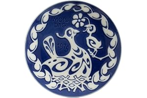 ROYAL COPENHAGEN PIATTO FESTA DELLA MAMMA 1975 ORIGINALE PORCELLANA PRIMA SCELTA