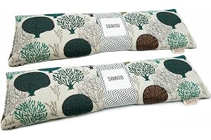 2 (st) varmvattenflaska i mikrovågsugn (43 x 12 cm) - naturlig lindring för nack-, länd- och menstruationssmärta, varm eller kall användning - hög värmelagring - lavendeldoft