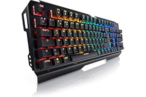‎CSL-COMPUTER CSL-Computer Titanwolf - mechanische Tastatur Alumar - Mechanical Keyboard Gaming - Gaming-Tastatur - Anti-Ghosting - QWERTZ-Layout DE - volles Key Rollover - RGB LED-Hintergrundbeleuchtung