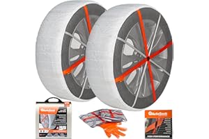 AUTOSOCK 870 Tire Snow Socks for Car, SUV, & Pickup - Better Alternative to Tire Chains (Pack of 2)