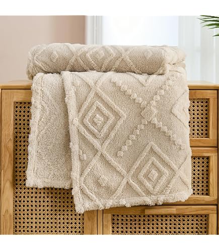 Joe Flanell-Überwurfdecke – Weiche Kuscheldecke Für Couch & Bett, 152 X 127 Cm