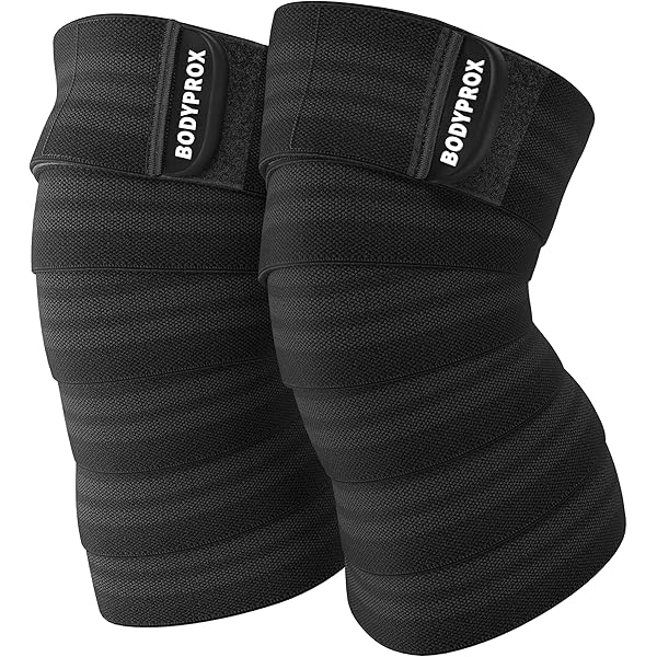 テレビ K Grip Power Pads Knee Wraps - 72 Inch Long Compression Straps For