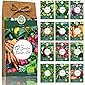 Gemüse Samen Set – 12 Sorten Bio Gemüse Saatgut. Perfektes Gemüseset für Garten und Balkon. Ideal als Geschenk für…