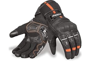 Oro Biker Winter Motorbike Gloves Winter Motorcycle Gloves Waterproof Thermal Gloves Touch Screen Winter Hiking Outdoor Sports