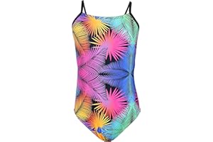 Aquarti Costume Piscina Bambina – Costume Intero Bambina con Bretelle Sottili Regolabili