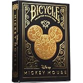 Bicycle Disney Mickey Mouse Siyah ve Altın Sarısı Oyun Kartları