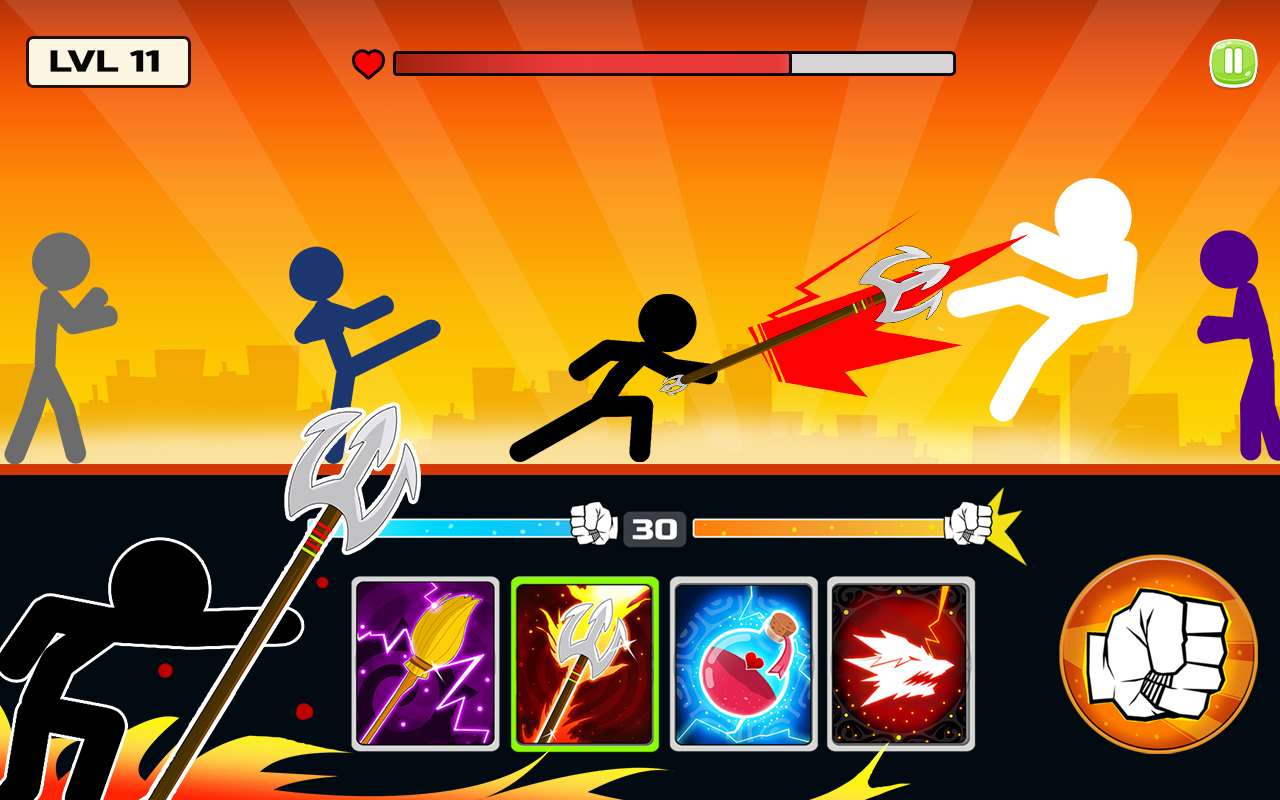 Stickman Fighter : Mega Brawl : Amazon.de: Apps & Spiele