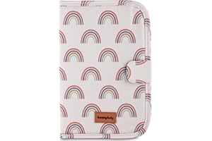 HOMYBABY® Portadocumentos Bebe [EXTRA ESPACIO] - Porta Documentos Cosas Bebes - Neceser Bebe Recien Nacido - Regalo Bebe Babyshower - Funda para Cartilla Sanitaria de Bebe - Organizador Bebe