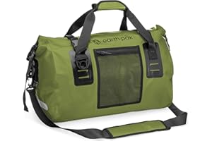 Earth Pak Waterproof Duffel Bag - Heavy Duty Motorcycle Dry Bag with Large Storage Space, Waterproof Duffle Bag Perfect for Traveling, Camping, Kayaking, Fishing & Canoeing Bag 50L/70L/90L/120L Sizes