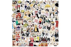 KOWASO Pegatinas de los vengadores de Tokio 100 piezas de pegatinas de vinilo de manga de anime japonés para ordenador portátil, monopatín, decoración automática para ordenador